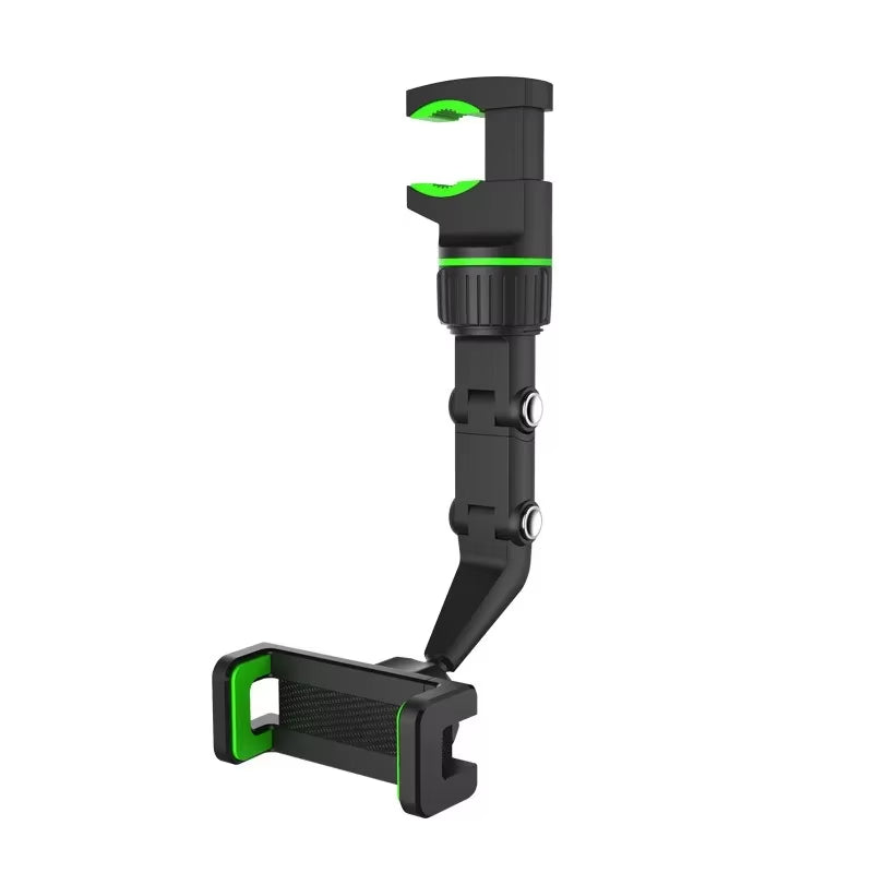 360° Rotatable Multifunctional Rearview Mirror Phone Holder, Retractable Car Phone Mount Car Holder Car Accessories
