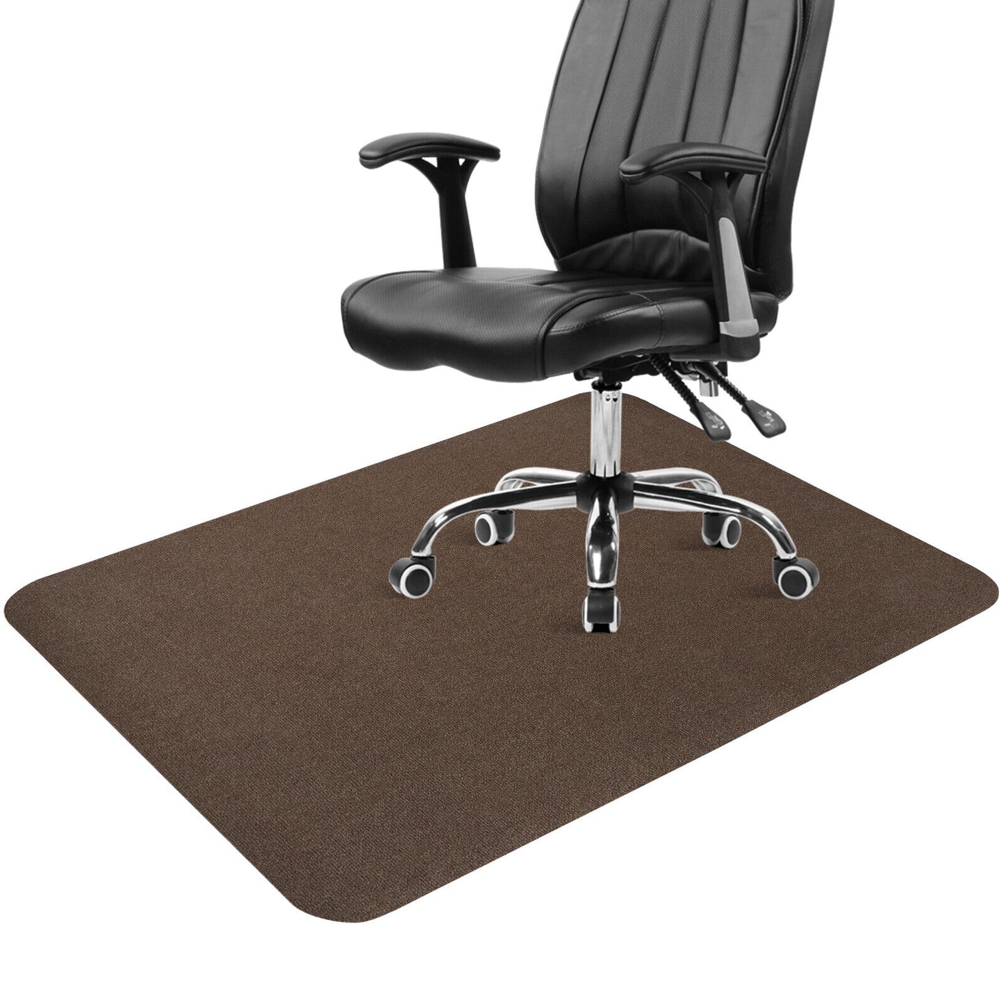 36X48" Office Home Desk Chair Mat Tile Hard Floor Protector Carpet Self-Adhesive