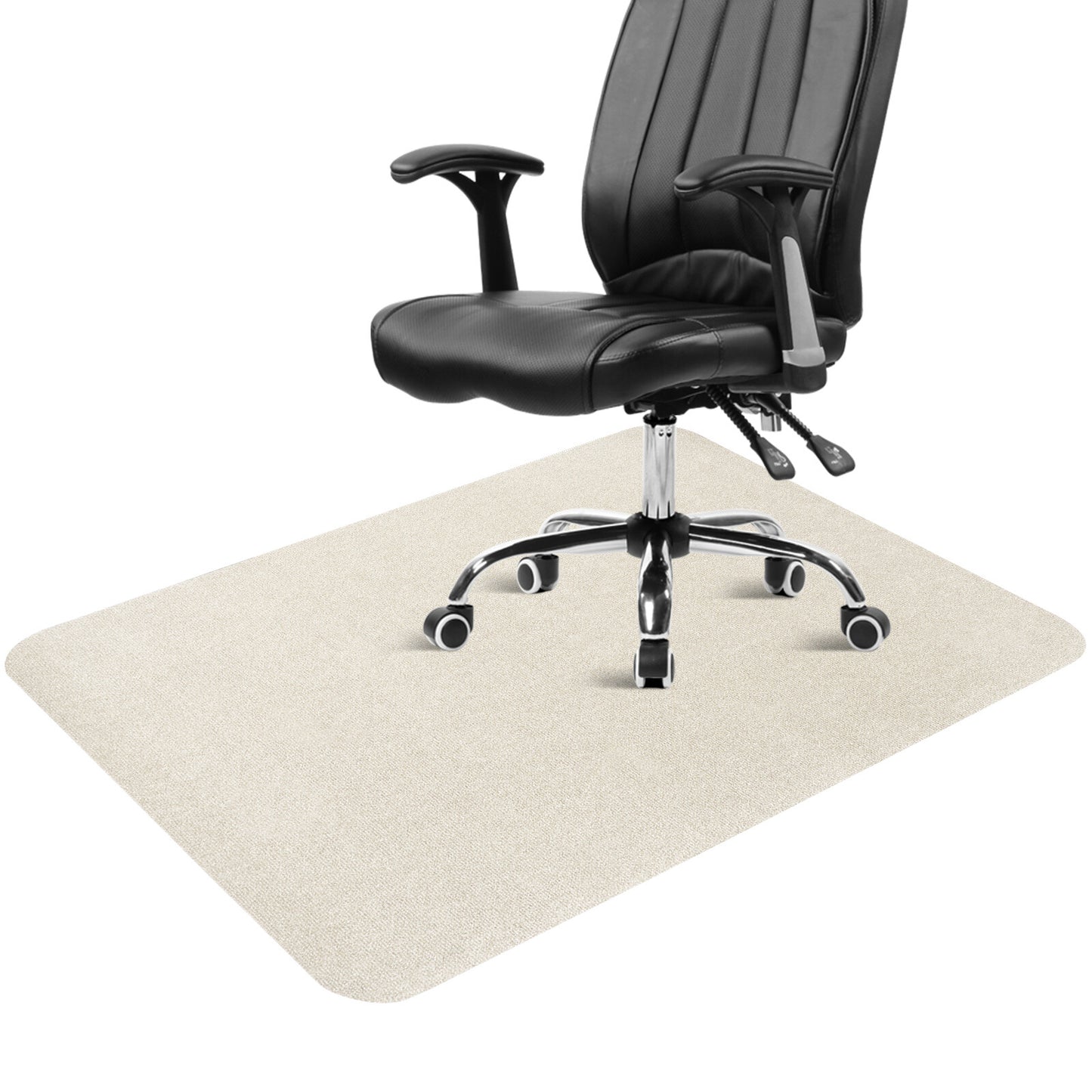 36X48" Office Home Desk Chair Mat Tile Hard Floor Protector Carpet Self-Adhesive