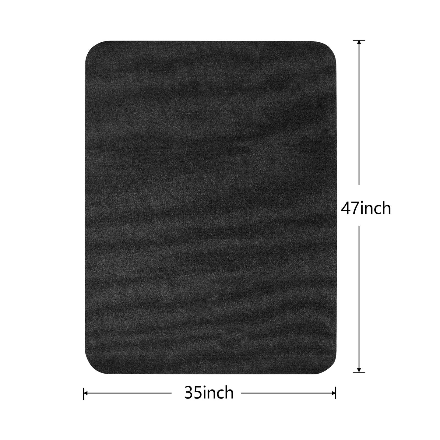 36X48" Office Home Desk Chair Mat Tile Hard Floor Protector Carpet Self-Adhesive